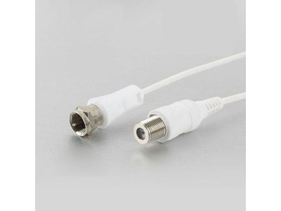 coms 5M 흰색 안테나 케이블 2C2V 연장