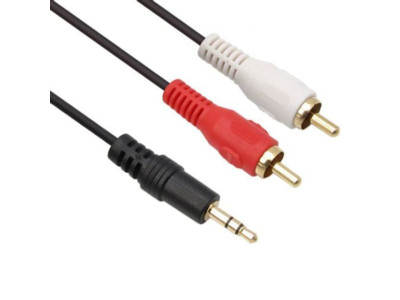 2선 RCA 스테레오 to 케이블 0.5m