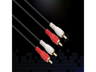 RCA 2선 케이블 10m 오디오케이블 RCA케이블 오디오선 음향케이블 케이블연결선