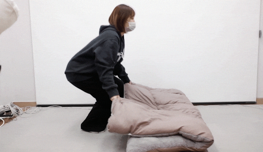 두꺼운 마약웜매트 매트리스 자가발열토퍼 토퍼 양면