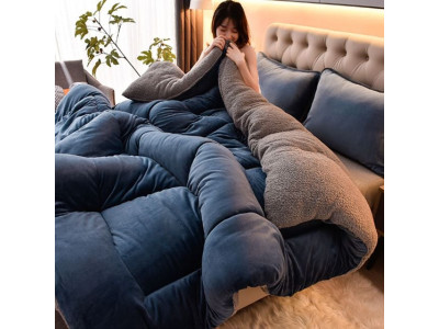 겨울 극세사이불SS 차렵 침구 두꺼운 벨벳 이불