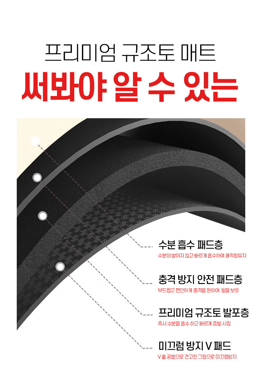 발매트 빨아쓰는 프리미엄 논슬립 물흡수 규조토매트